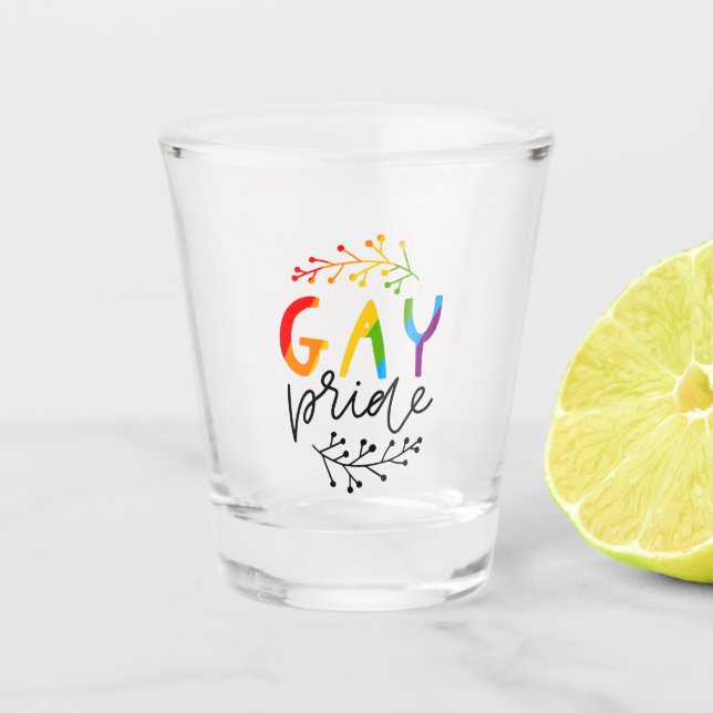 Vaso De Chupito Orgullo gay (Anverso)