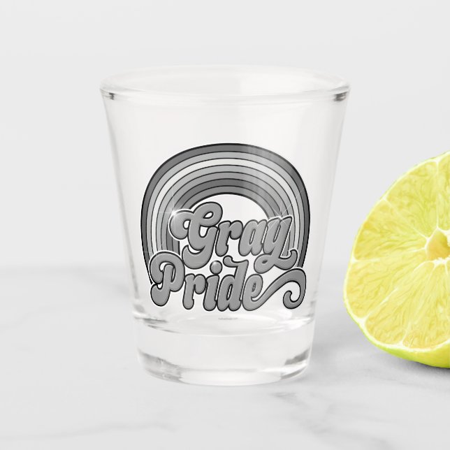 Vaso De Chupito Orgullo Gris (Jubilación Mayor) (Anverso)