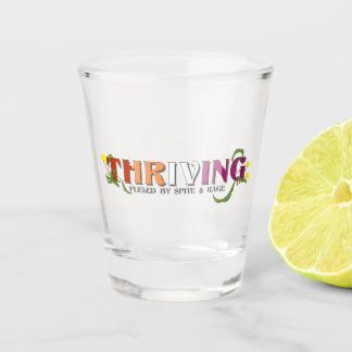 Vaso De Chupito Orgullo Lesbiano Floreciente