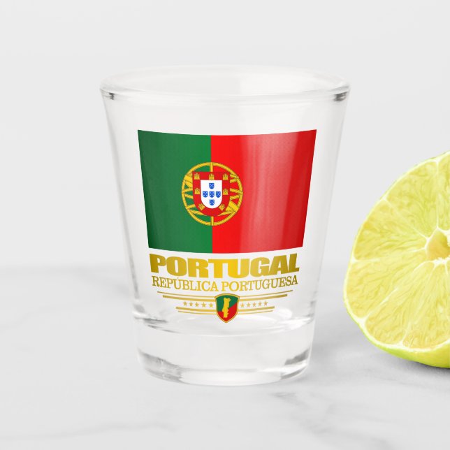 Vaso De Chupito Orgullo portugués (Anverso)