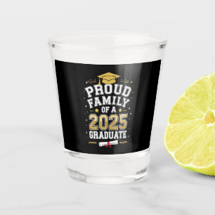 Vaso De Chupito Orgullosa Familia De Una Graduación De 2025