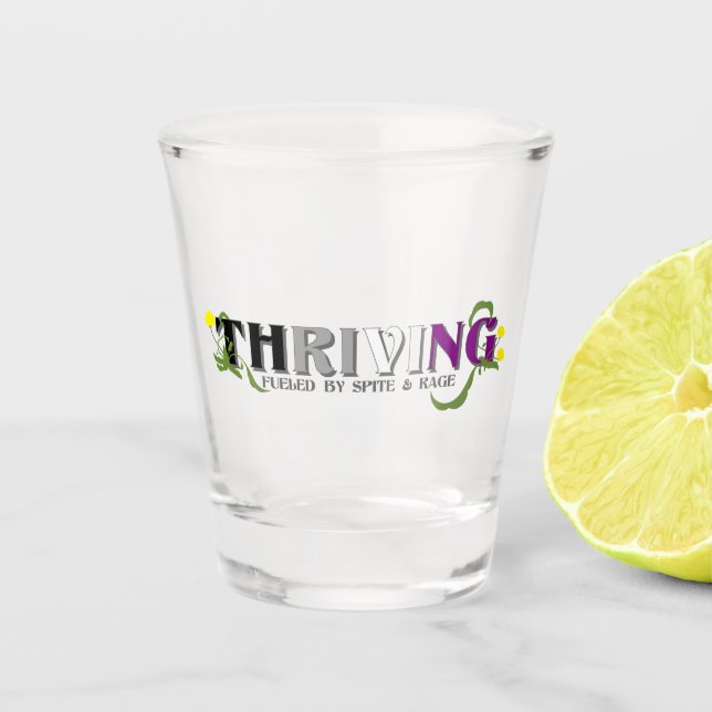 Vaso De Chupito Orgulloso As Ace triunfante (Anverso)