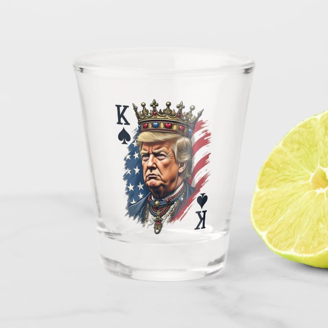 Vaso De Chupito Orgulloso Maga Trump vance la inauguración de la p (Anverso)