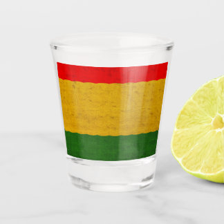 Vaso De Chupito Oro verde rojo