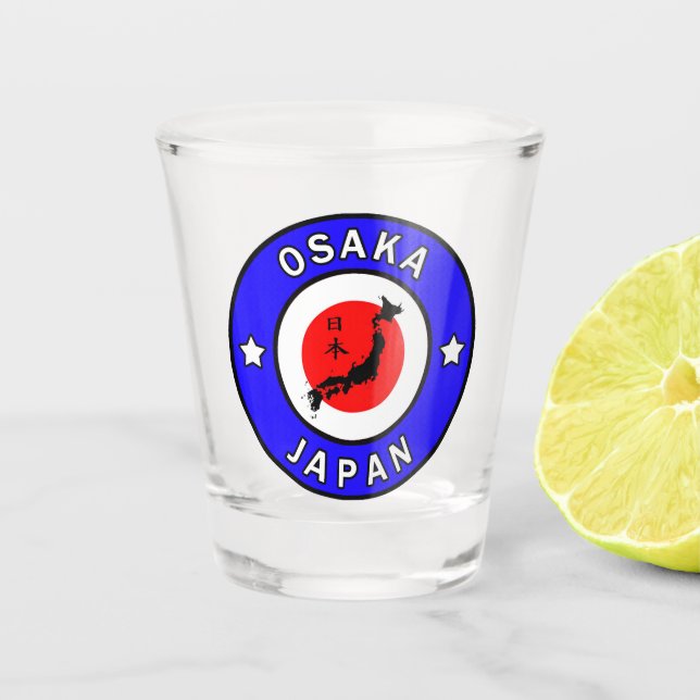 Vaso De Chupito Osaka Japón (Anverso)