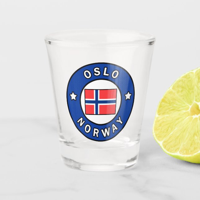 Vaso De Chupito Oslo Noruega (Anverso)