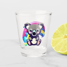 Oso Koala Lindo y Arcoíris 
