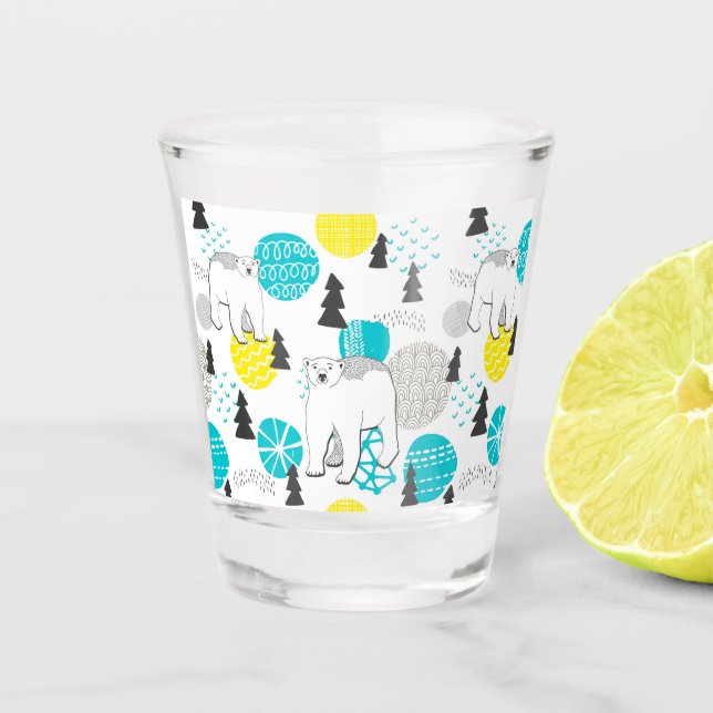 Vaso De Chupito Oso polar (Anverso)