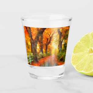 Vaso De Chupito Otoño/otoño/hojas/naturaleza
