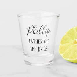 Vaso De Chupito Padre de la caligrafía de novia