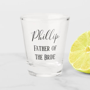 Vaso De Chupito Padre de la caligrafía de novia