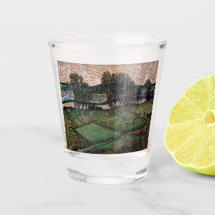 Vaso De Chupito Paisaje con puente sobre el Oise (van Gogh)