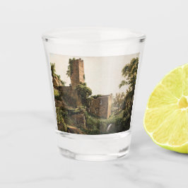 Vaso De Chupito Paisaje con ruinas (antiguo edificio en ruinas)