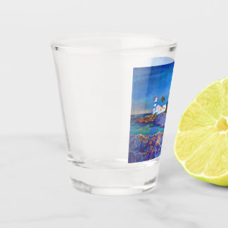 Vaso De Chupito Paisaje portugués de Portugal Mar Playa