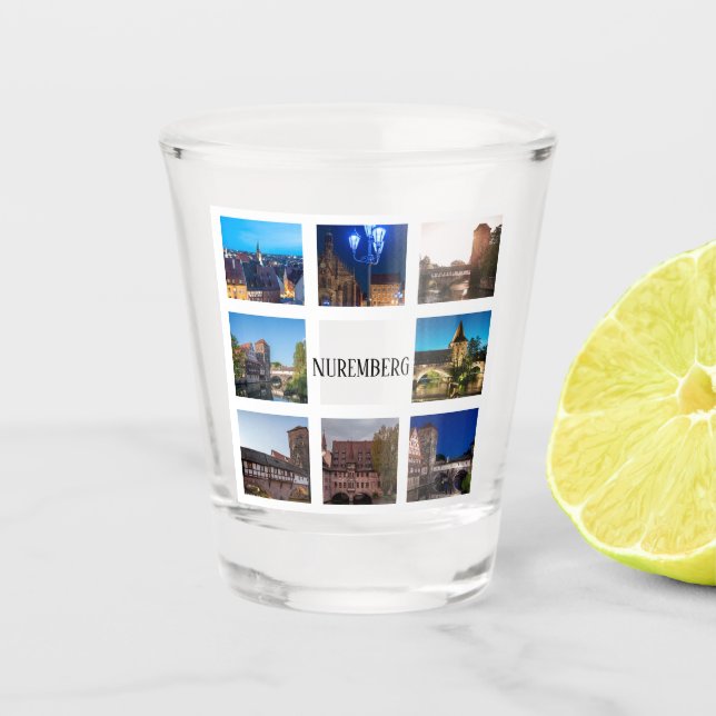 Vaso De Chupito Paisajes de Nuremberg (Anverso)