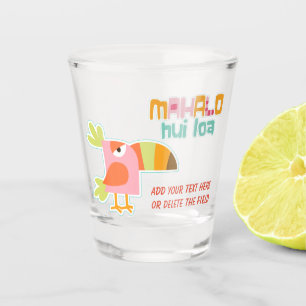 Vaso De Chupito Pájaro colorido Mahalo de Toucan