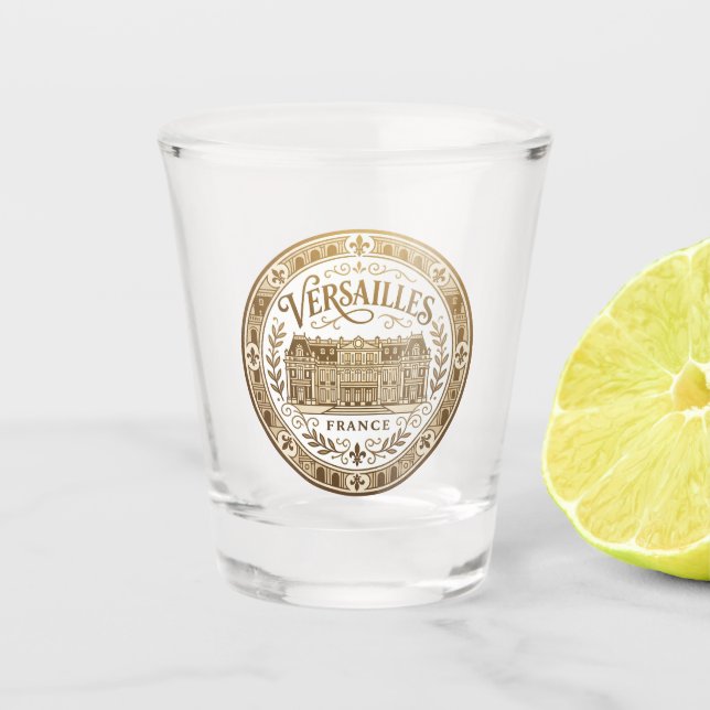 Vaso De Chupito Palacio de Versalles Francia (Anverso)