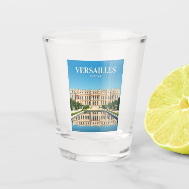 Vaso De Chupito Palacio de Versalles Francia (Anverso)