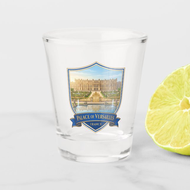 Vaso De Chupito Palacio de Versalles Francia (Anverso)
