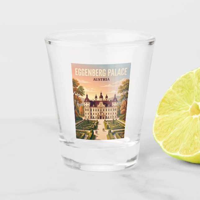 Vaso De Chupito Palacio Eggenberg Austria (Anverso)