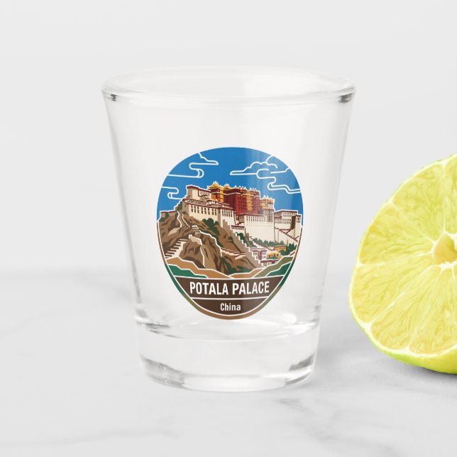 Vaso De Chupito Palacio Potala China (Anverso)