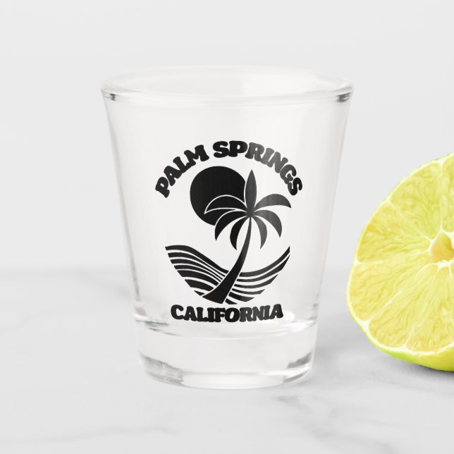 Vaso De Chupito Palm Springs California (Anverso)