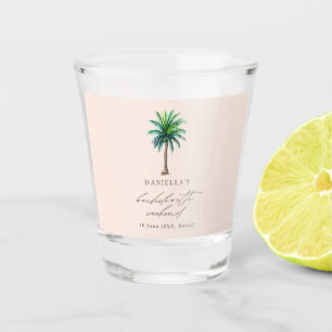 Vaso De Chupito Palm Tree Rubor Bachelorette Weekend