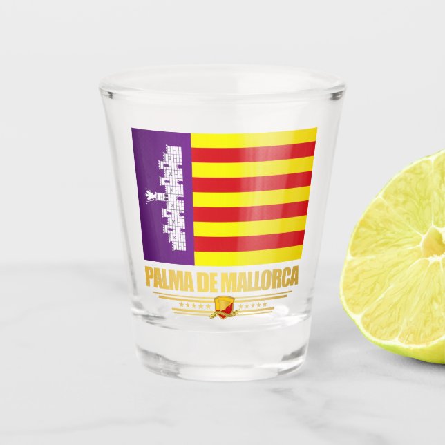 Vaso De Chupito Palma de Mallorca (Anverso)