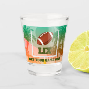 Vaso De Chupito Palmeras y levantamientos de fútbol