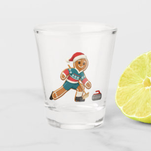 Vaso De Chupito Pan de Jengibre Curling Navidad 2026 Festejo Inver
