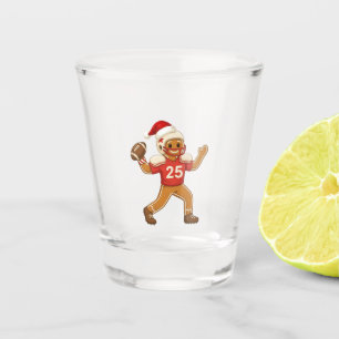 Vaso De Chupito Pan de Jengibre Fútbol Navidad 2026 Deportes Navid