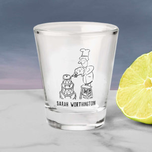 Vaso De Chupito Panaderos, elaboración de tartas y repostería.