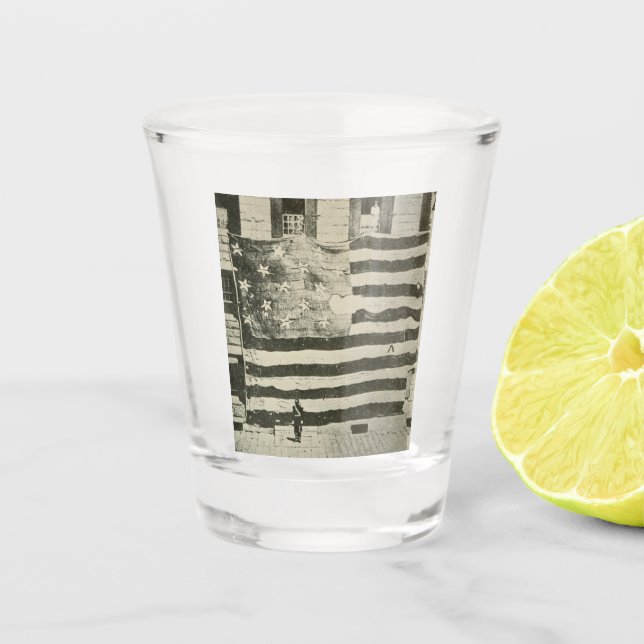 Vaso De Chupito Pancarta de Star Spanglage: Bandera estadounidense (Anverso)