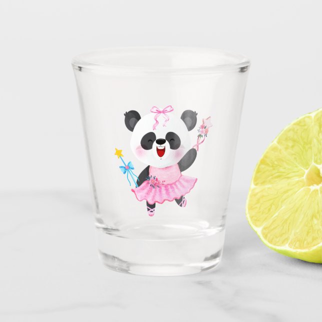 Vaso De Chupito Panda Ballerina Animal Aovers (Anverso)