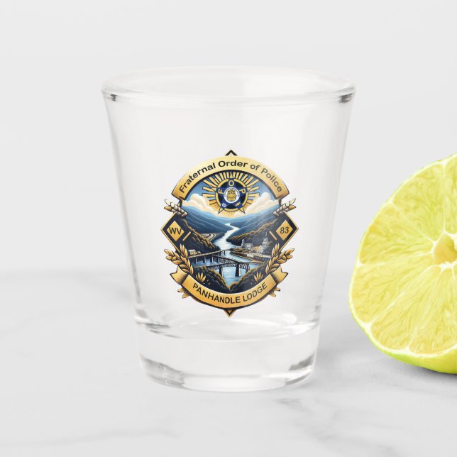Vaso De Chupito Panhandle Lodge 83 (Anverso)