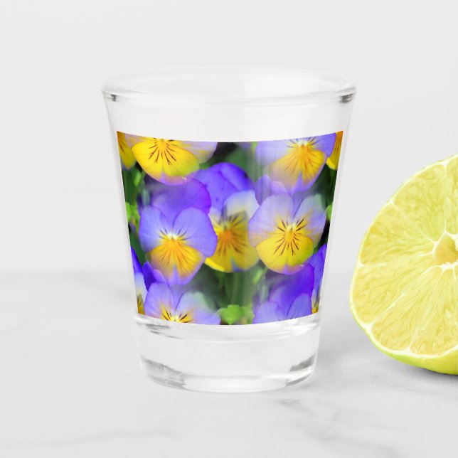 Vaso De Chupito Pansy Echoes (Anverso)