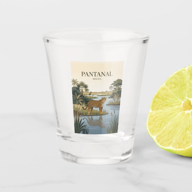 Vaso De Chupito Pantanal Brasil (Anverso)