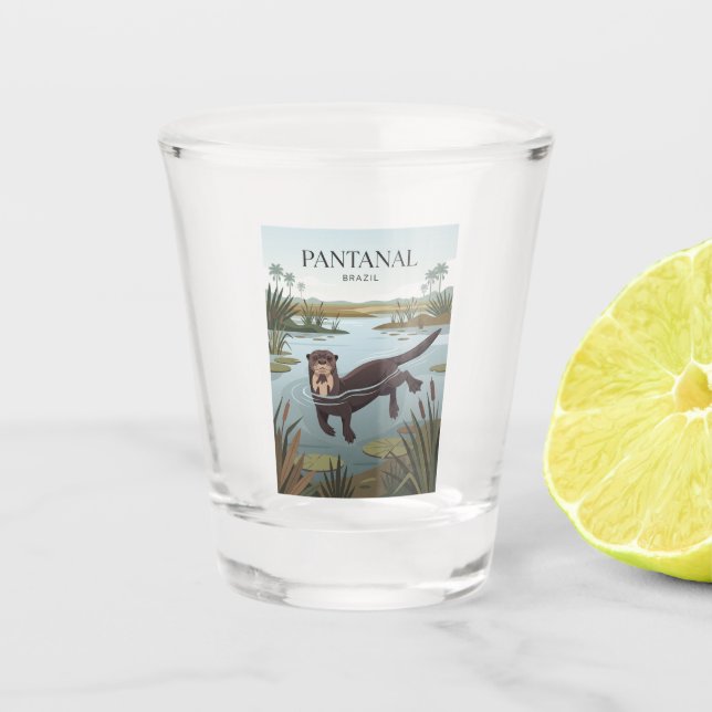 Vaso De Chupito Pantanal Brasil (Anverso)