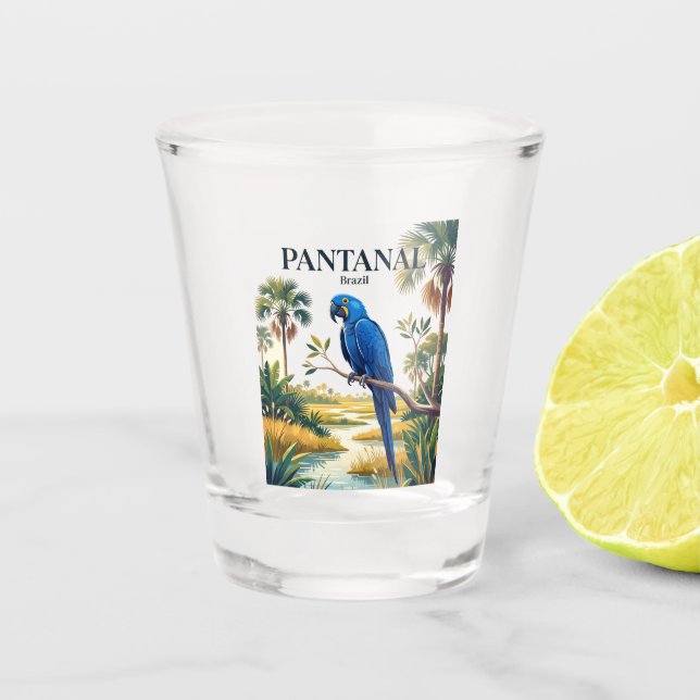 Vaso De Chupito Pantanal Brasil (Anverso)