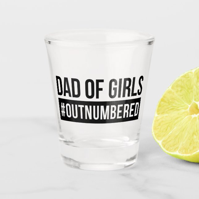 Vaso De Chupito Papá de los Chicas. (Anverso)