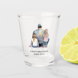 Vaso De Chupito Papá e hijas personalizados (9)