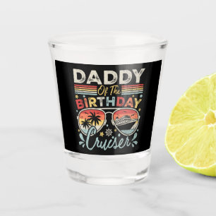 Vaso De Chupito Papi de vacaciones de crucero de cumpleaños