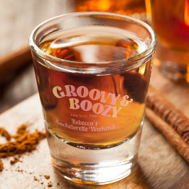 Vaso de chupito para despedida de soltera Groovy y