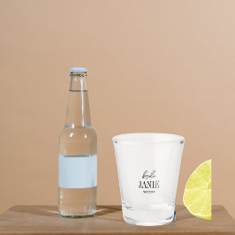 Vaso de chupito para despedida de soltera Minimal 
