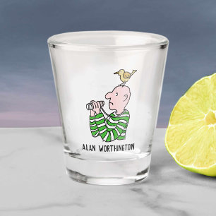 Vaso De Chupito Para el observador de aves o ornitólogo.