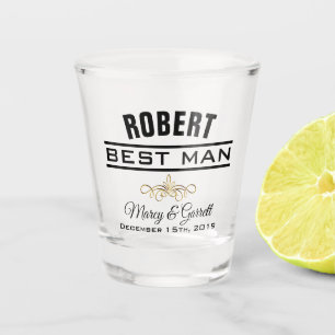 Vaso de chupito para el PADRINO DE BODAS