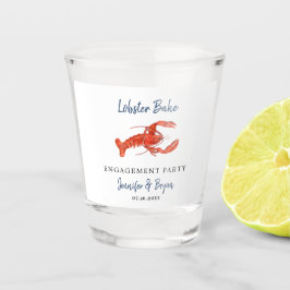 Vaso de chupito para fiesta de compromiso de lango