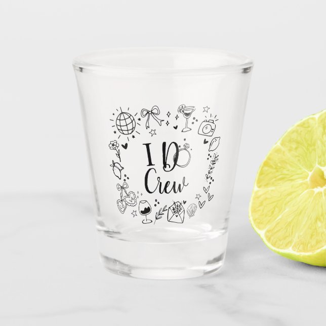 Vaso de chupito para la tripulación de 'I Do', fav (Anverso)