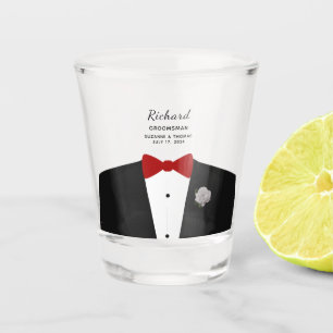 Vaso de chupito para padrino de la fiesta de bodas