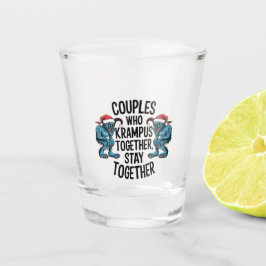 Vaso De Chupito Parejas Que Krampus Juntas Permanecen Juntas NAVID